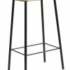 Adam High Stool - / L 65 Cm - Oak & Steel - Frama