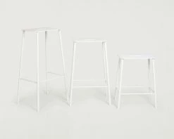 Adam Outdoor High Stool - / H 76 Cm - Frama -Coffee Tables Sales Shop high stool adam outdoor white madeindesign 321612 product800