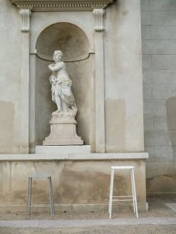 Adam Outdoor High Stool - / H 76 Cm - Frama -Coffee Tables Sales Shop high stool adam outdoor white madeindesign 321613 product800