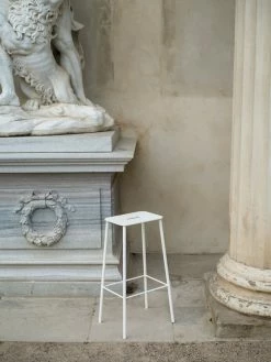 Adam Outdoor High Stool - / H 76 Cm - Frama -Coffee Tables Sales Shop high stool adam outdoor white madeindesign 321614 product800