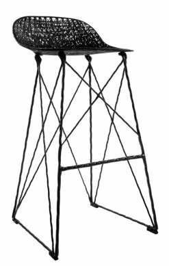 Carbon Outdoor High Stool - Outdoor - Seat : H 76 Cm - Moooi