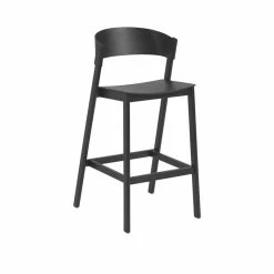 Cover High Stool - / 75 Cm - Wood - Muuto