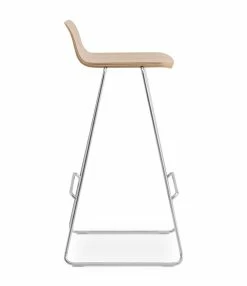 Just High Stool - Backrest / H 75 Cm - Normann Copenhagen 8 Just High Stool - Backrest / H 75 Cm - Normann Copenhagen -Coffee Tables Sales Shop high stool just oak chromed leg madeindesign 276103 product800