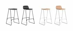Just High Stool - Backrest / H 75 Cm - Normann Copenhagen 9 Just High Stool - Backrest / H 75 Cm - Normann Copenhagen -Coffee Tables Sales Shop high stool just oak chromed leg madeindesign 276104 product800