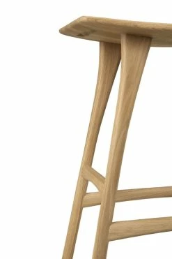 Osso High Stool - / H 65 Cm - Ethnicraft -Coffee Tables Sales Shop high stool osso oak madeindesign 390068 product800
