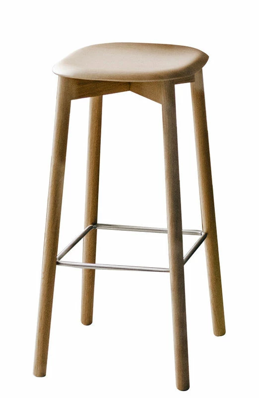 Soft Edge 82 High Stool - H 75 Cm / Wood - Hay 3 Soft Edge 82 High Stool - H 75 Cm / Wood - Hay