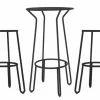 Huggy High Table - / + 2 Bar Stools - H 75cm - Maiori -Coffee Tables Sales Shop high table huggy carbon madeindesign 296874 product800