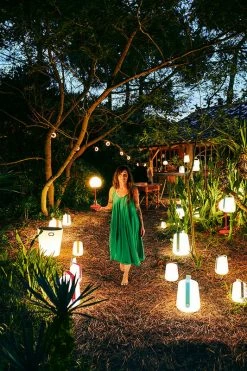 Inouï LED Luminous Low Stool - / Table - Wireless / Bluetooth - Fermob -Coffee Tables Sales Shop luminous low stool inoui led ochre red madeindesign 334826 product800