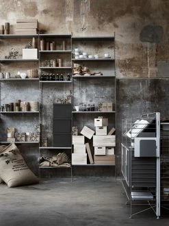 Magazine Holder - For Hanging/For String Shelves - String Furniture -Coffee Tables Sales Shop magazine holder white madeindesign 291718 product800