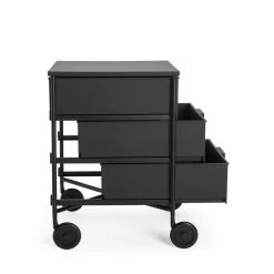 Mobil Mobile Container - / 3 Drawers - Matt Version - Kartell 9 Mobil Mobile Container - / 3 Drawers - Matt Version - Kartell -Coffee Tables Sales Shop mobile container mobil matt black madeindesign 339709 product800