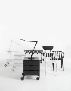 Mobil Mobile Container - / 3 Drawers - Matt Version - Kartell 10 Mobil Mobile Container - / 3 Drawers - Matt Version - Kartell -Coffee Tables Sales Shop mobile container mobil matt black madeindesign 339710 product800
