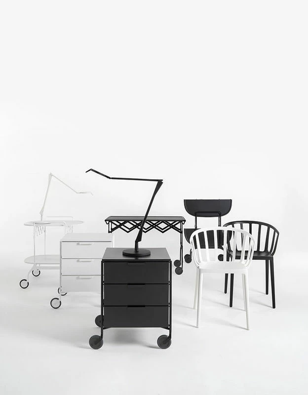 Mobil Mobile Container - / 3 Drawers - Matt Version - Kartell 6 Mobil Mobile Container - / 3 Drawers - Matt Version - Kartell - Image 4