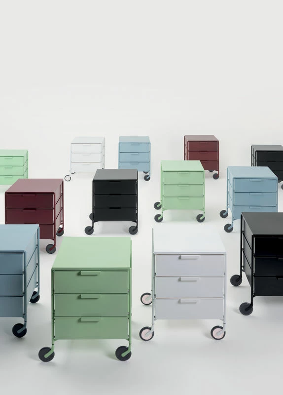 Mobil Mobile Container - / 3 Drawers - Matt Version - Kartell 7 Mobil Mobile Container - / 3 Drawers - Matt Version - Kartell - Image 5