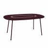 Lorette Oval Table - / 160 X 90 Cm - Perforated Metal - Fermob -Coffee Tables Sales Shop oval table lorette black cherry madeindesign 386056 product800
