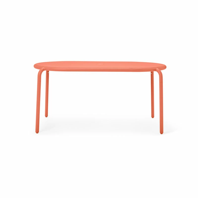 Toní Tavolo Oval Table - / 160 X 90 Cm - Parasol Hole + Removable Candle Holder - Fatboy 4 Toní Tavolo Oval Table - / 160 X 90 Cm - Parasol Hole + Removable Candle Holder - Fatboy - Image 2