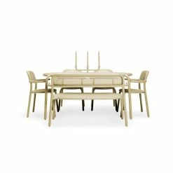 Toní Tavolo Oval Table - / 160 X 90 Cm - Parasol Hole + Removable Candle Holder - Fatboy -Coffee Tables Sales Shop oval table toni tavolo sandy beige madeindesign 382031 product800