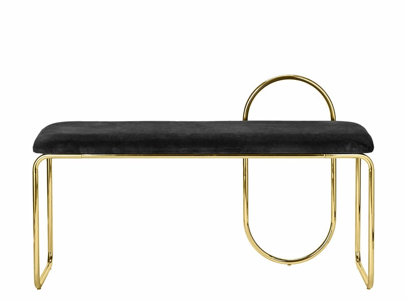 Angui Padded Bench - / Velvet - L 110 Cm - AYTM 2 Angui Padded Bench - / Velvet - L 110 Cm - AYTM