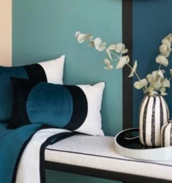 Gaspard Dandy Padded Bench - / Cotton & Linen - L 140 Cm - Maison Sarah Lavoine -Coffee Tables Sales Shop padded bench gaspard dandy black speckled ecru cotton linen madeindesign 379772 product800