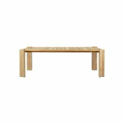 Atmosfera Rectangular Table - / 209 X 105 Cm - 6 People / Teak - Gubi