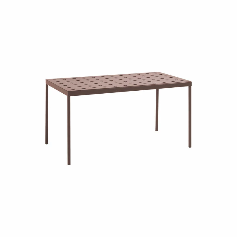 Balcony Rectangular Table - / 144 X 76 Cm - Steel - Hay 3 Balcony Rectangular Table - / 144 X 76 Cm - Steel - Hay