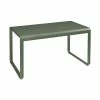 Bellevie Rectangular Table - / 140 X 80 Cm - Metal - Fermob -Coffee Tables Sales Shop rectangular table bellevie cactus madeindesign 356630 product800