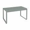 Bellevie Rectangular Table - / 140 X 80 Cm - 4 People / Metal - Fermob -Coffee Tables Sales Shop rectangular table bellevie gris lapilli madeindesign 405177 product800