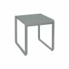 Bellevie Rectangular Table - / 74 X 80 Cm - Metal - Fermob -Coffee Tables Sales Shop rectangular table bellevie gris lapilli madeindesign 405272 product800
