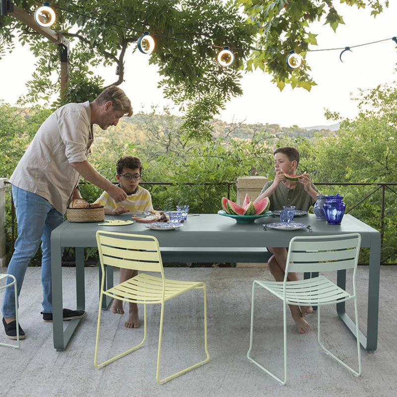 Bellevie Rectangular Table - / 196 X 90 Cm - 8 To 10 People / Metal - Fermob 4 Bellevie Rectangular Table - / 196 X 90 Cm - 8 To 10 People / Metal - Fermob - Image 2