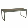 Bellevie Rectangular Table - / With Storage - 196 X 90 Cm - Fermob -Coffee Tables Sales Shop rectangular table bellevie rosemary teak madeindesign 385243 product800