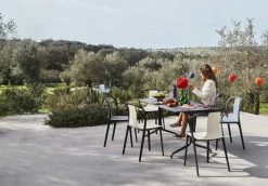 Belleville OUTDOOR Rectangular Table - / 160 X 75 Cm - Solid Laminate - Vitra -Coffee Tables Sales Shop rectangular table belleville outdoor black madeindesign 372430 product800