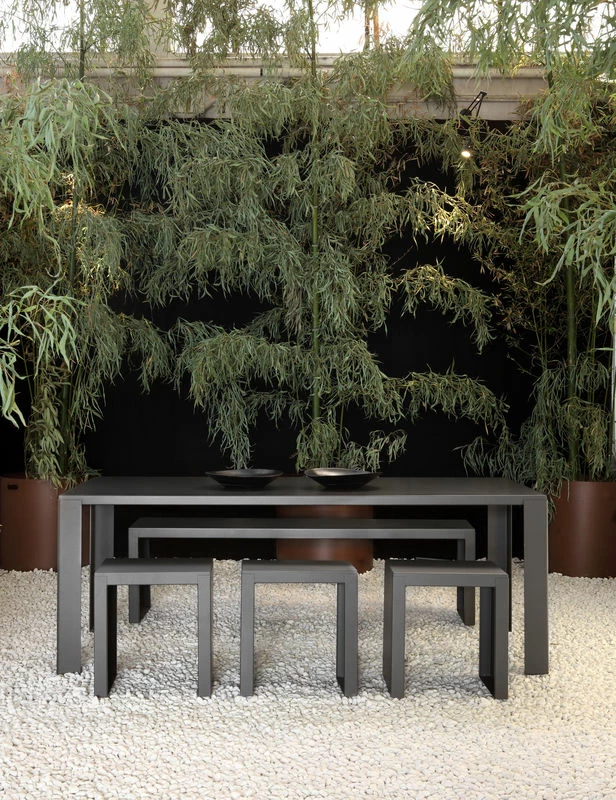 Big Irony Outdoor Rectangular Table - L 238 Cm - Zeus 5 Big Irony Outdoor Rectangular Table - L 238 Cm - Zeus - Image 3