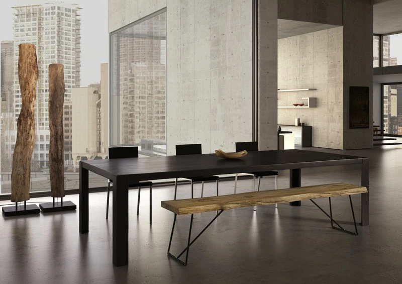 Big Irony Outdoor Rectangular Table - L 238 Cm - Zeus 6 Big Irony Outdoor Rectangular Table - L 238 Cm - Zeus - Image 4