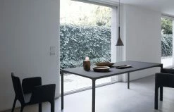 Boiacca Rectangular Table - 200 X 90 Cm / Concrete - Kristalia -Coffee Tables Sales Shop rectangular table boiacca grey concrete anthracite legs madeindesign 258610 product800