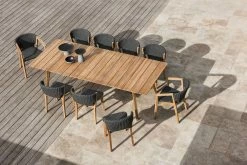 Knit Rectangular Table - / 263 X 110 Cm - Teak - Ethimo -Coffee Tables Sales Shop rectangular table knit 263 x 110 cm teak madeindesign 321133 product800