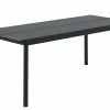 Linear Rectangular Table - / Steel - 200 X 75 Cm - Muuto -Coffee Tables Sales Shop rectangular table linear black madeindesign 315963 product800