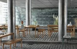 Linear Rectangular Table - / Steel - 200 X 75 Cm - Muuto -Coffee Tables Sales Shop rectangular table linear black madeindesign 315967 product800