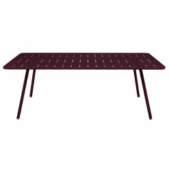 Luxembourg Rectangular Table - / 8-seater - 207 X 100 Cm - Aluminium - Fermob