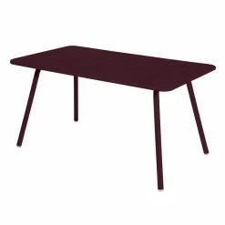 Luxembourg Rectangular Table - / 6 People - 143 X 80 Cm - Aluminium - Fermob