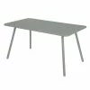 Luxembourg Rectangular Table - / 6 People - 143 X 80 Cm - Aluminium - Fermob -Coffee Tables Sales Shop rectangular table luxembourg gris lapilli madeindesign 405192 product800