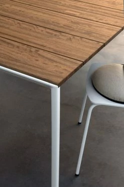 Maki Rectangular Table - / Teak - 199 X 90 Cm - Kristalia -Coffee Tables Sales Shop rectangular table maki teak white madeindesign 298093 product800