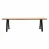 Matteo Rectangular Table - / 285 X 100 Cm - Teak & Metal - Vincent Sheppard 1 Matteo Rectangular Table - / 285 X 100 Cm - Teak & Metal - Vincent Sheppard -Coffee Tables Sales Shop rectangular table matteo l 285 cm teak black madeindesign 335624 product800