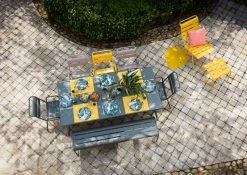 Monceau Rectangular Table - / 194 X 94 Cm - 8 People - Fermob -Coffee Tables Sales Shop rectangular table monceau acapulco blue madeindesign 359337 product800