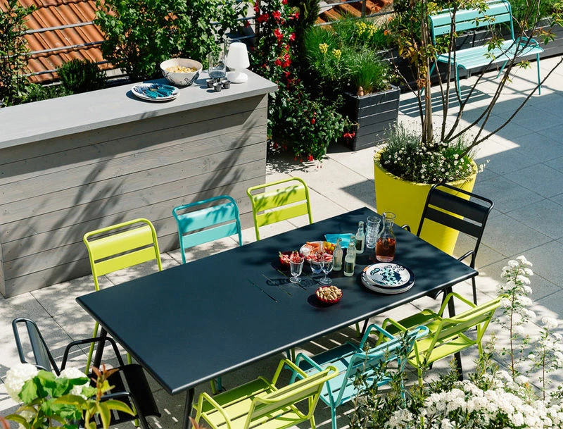 Monceau Rectangular Table - 146 X 80 Cm - 6 People - Fermob 7 Monceau Rectangular Table - 146 X 80 Cm - 6 People - Fermob - Image 5