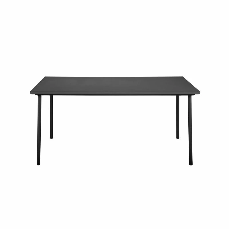 Patio Rectangular Table - / Stainless Steel - 160 X 100cm - Tolix 3 Patio Rectangular Table - / Stainless Steel - 160 X 100cm - Tolix