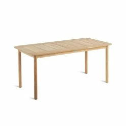 Pevero Rectangular Table - / 80 X 160 Cm - 8 People - Teak - Unopiu