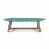 Rafael Octogonal Rectangular Table - / 264 X 154 Cm - Lava Stone & Sanded Teak - 10 People - Ethimo -Coffee Tables Sales Shop rectangular table rafael octogonal sanded teak emerald green madeindesign 366286 product800