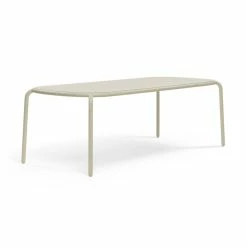Toní Tablo Rectangular Table - / 220 X 99 Cm - Hole For Parasol - Fatboy