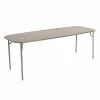 Week-end Rectangular Table - / 220 X 85 Cm - Aluminium - Petite Friture -Coffee Tables Sales Shop rectangular table week end dune madeindesign 402485 product800