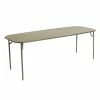 Week-End Rectangular Table - / 220 X 85 Cm - Aluminium - Petite Friture -Coffee Tables Sales Shop rectangular table week end jade green madeindesign 335748 product800