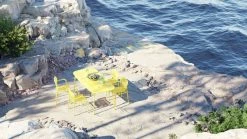 Week-end Medium Rectangular Table - / 180 X 85 Cm - Aluminium / 6 People - Petite Friture -Coffee Tables Sales Shop rectangular table week end medium terracotta madeindesign 383575 product800